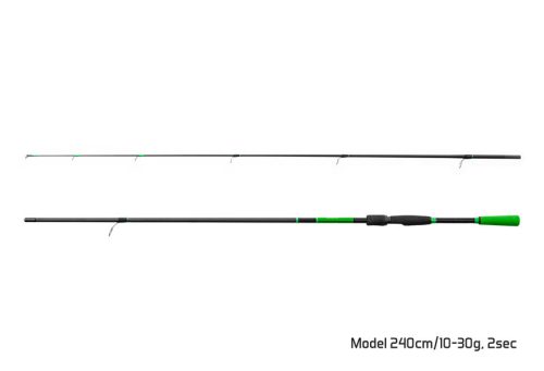 Delphin WASABI Spin 2 részes Pergető bot 10-30g dobósúly 240cm  