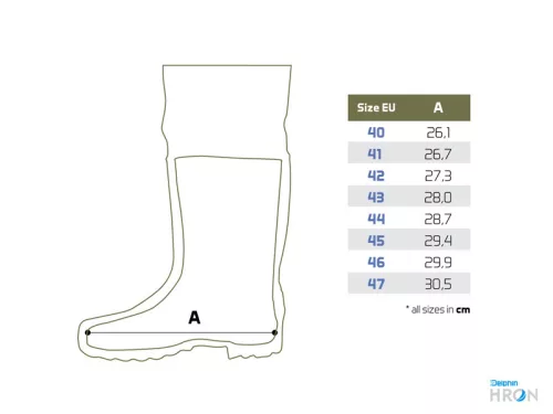 Delphin HRON melles csizma | 41 méret