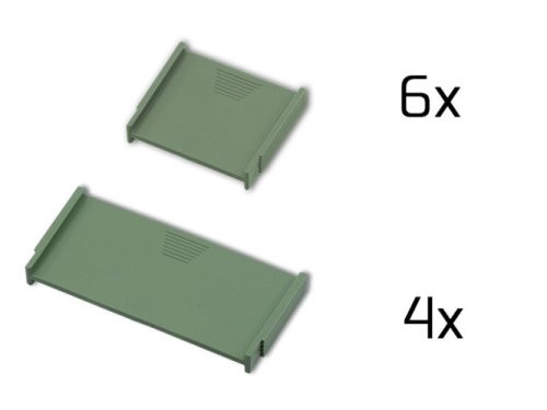 Delphin CRP TACKLE tároló doboz | 365x300x55mm