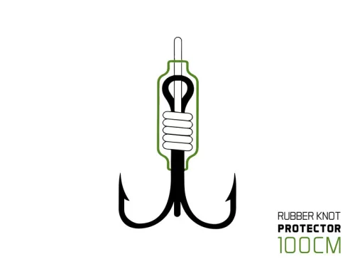Delphin SAFER kötésvédő gumicső 100 cm 3-6 mm  