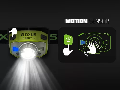 Delphin OXUS Zoom fejlámpa
