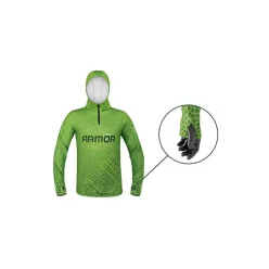 Delphin UV ARMOR 50+ Kapucnis hosszúujjú póló