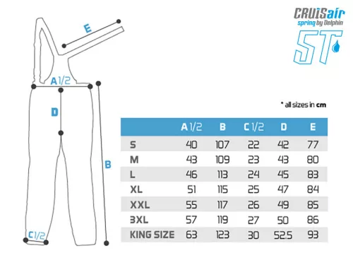 Nadrág Delphin CruisAIR SPRING 5T | XXL