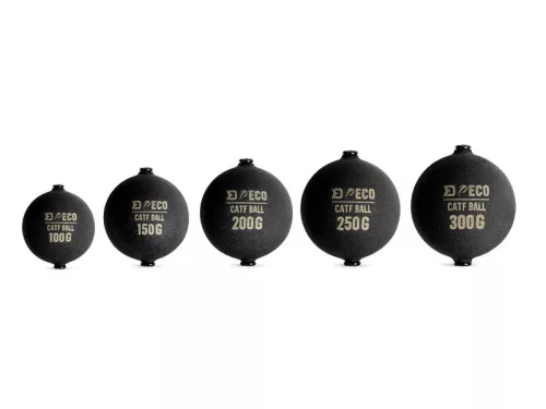 Ólommentes súly Delphin EcoCATF BALL Rubber - 250g - átmenős