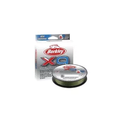   Berkley x9 Braid; 200m | 219yd, 0,43mm, 59,7kg, Low-Vis Green
