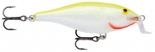 Rapala SSR7-SFC Shallow Shad Rap Silver Fluorescent Chartreuse 7cm 7g