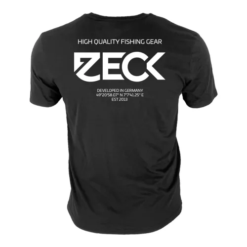 ZECK T-Shirt Black - Fekete Póló - több méretben S  