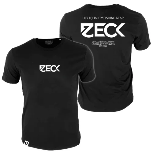 ZECK T-Shirt Black - Fekete Póló - több méretben XL  