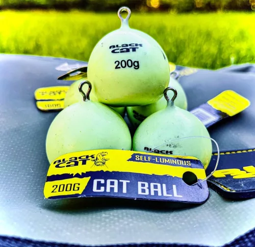 Black Cat Cat Ball 1db fekete 120 g  