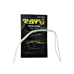   Black Cat Silicon Stopper, long 10db 10mm - hosszú stopper   