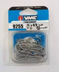 VMC 9255 Saltwater O'Shaughnessy Closed Eye Horog 25 db/csomag 1/0 méret 