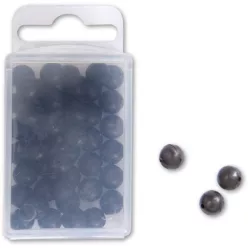 Black Cat Hard Bead fekete 50db Ø8mm - gumigyöngy   