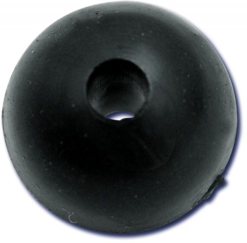 Black Cat Rubber Shock Bead 10db Ø10mm - gumigyöngy