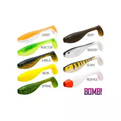DELPHIN BOMB! Gumihal Fatty 5db 10cm több színben Carot  