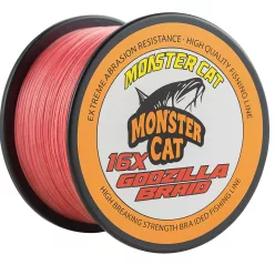   MONSTER CAT RED GORILLA 16 SZÁLAS FONOTT ZSINÓR 0,55MM- 300M 