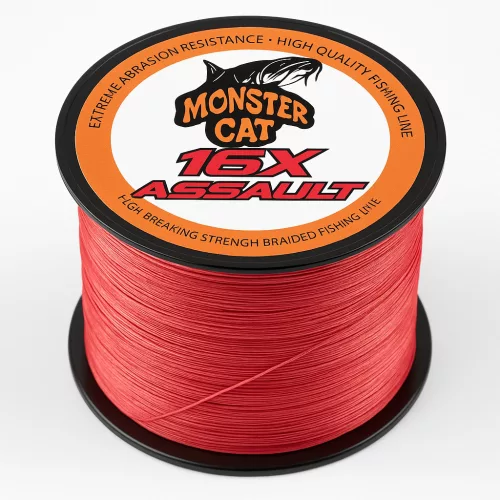 MONSTER CAT RED GORILLA 16 SZÁLAS FONOTT ZSINÓR 0,55MM- 300M 