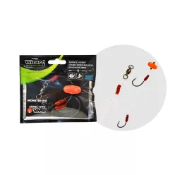   WIZARD MONSTER SURFACE LIVEBAIT DOUBLE MONO RIG 7/0+9/0 ROUND