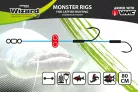 WIZARD MONSTER SURFACE LIVEBAIT DOUBLE MONO RIG 7/0+9/0 ROUND