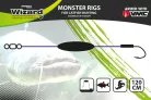 WIZARD MONSTER RIVER UPOSE PRO DOUBLE MONOBRAID RIG 20G 7/0+9/0 ROUND