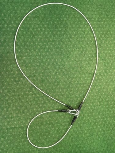 MONSTER CAT HIVATALOS GUMÍROZOTT ACÉL HARCSA KIKÖTŐ PÁNYVA (Mohosz versenyeken elfogadott) 