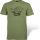BLACK CAT MILITARY SHIRT ZÖLD PÓLÓ S  