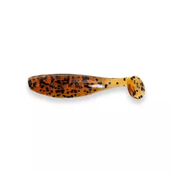 MANNS SHAD AS-Mézszínű, fekete glitter 4,5 cm  