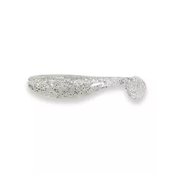 MANNS SHAD CMF-Áttetsző, ezüst glitter 4,5 cm  