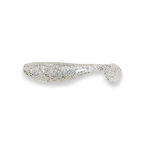 MANNS SHAD CMF-Áttetsző, ezüst glitter 8 cm  