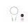 Tungsten leader BOMB! with swivel and snap | 2db/20cm/7kg