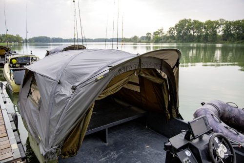 Black Cat Boat Tent Airframe 338cm 220cm 110cm Csónakos Sátor   
