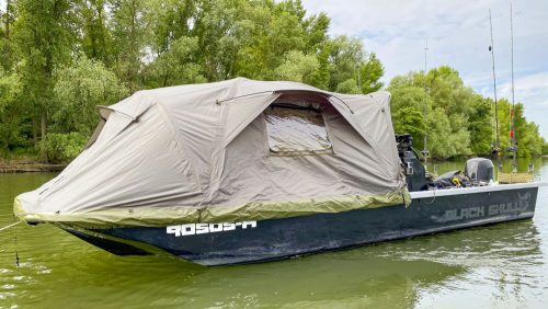 Black Cat Boat Tent Airframe 338cm 220cm 110cm Csónakos Sátor   