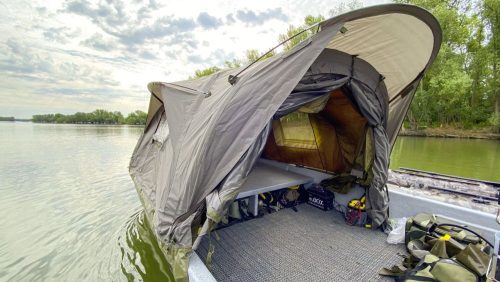 Black Cat Boat Tent Airframe 338cm 220cm 110cm Csónakos Sátor   