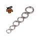 MONSTER CAT SPLIT RING 9MM   