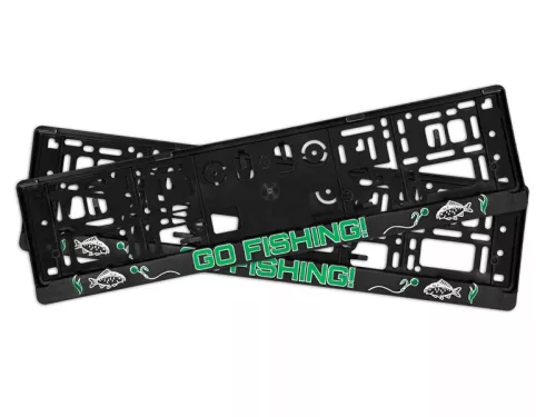 Rendszámtábla tartó 3D Delphin GoFishing! / 2db