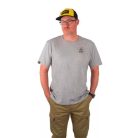 BLACK CAT GREY MARL T-SHIRT XL