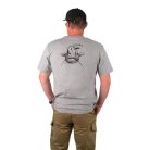BLACK CAT GREY MARL T-SHIRT XL
