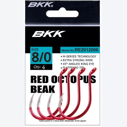 BKK RED OCTOPUS BEAK HARCSÁZÓ HOROG 10/0  