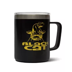 Black Cat Stainless Steel Thermal Mug   