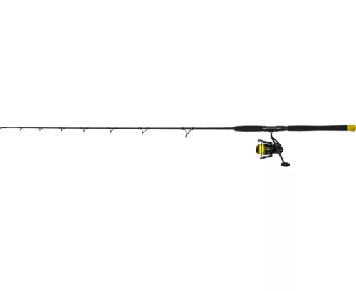 Black Cat Hard Core Combo Vertical Rod 1,80m 240gr 1 részes Harcsázó Bot Black Passion FD 50 Orsóval és Zsinórral