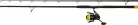 Black Cat Hard Core Combo Bank Rod 3,00m 600gr 2 részes Harcsázó Bot Black Passion FD 80 Orsóval és S-Line Zsinórral