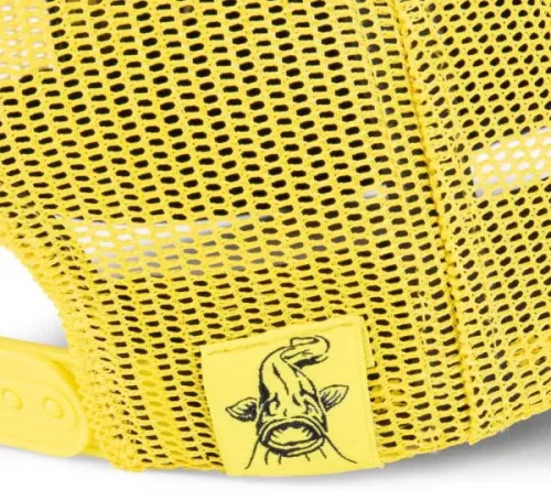 Black Cat Trucker Cap Fekete-Sárga Baseball Sapka