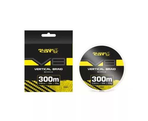 Black Cat V8 Vertical Braid 0,32mm 300m Fonott zsinór
