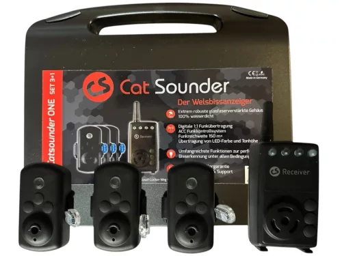 CarpSounder CATSOUNDER ONE - kapásjelző 3+1 szett