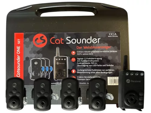 CarpSounder CATSOUNDER ONE - kapásjelző 4+1 szett