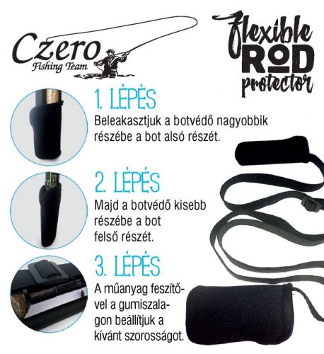 CZERO ÁLLÍTHATÓ SZIVACSOS BOTVÉDŐ KUPAK ÉS PÁNT Süllő  