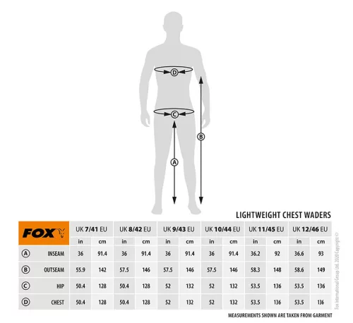 Fox Fox Lightweight Green Waders mellescsizma 42  