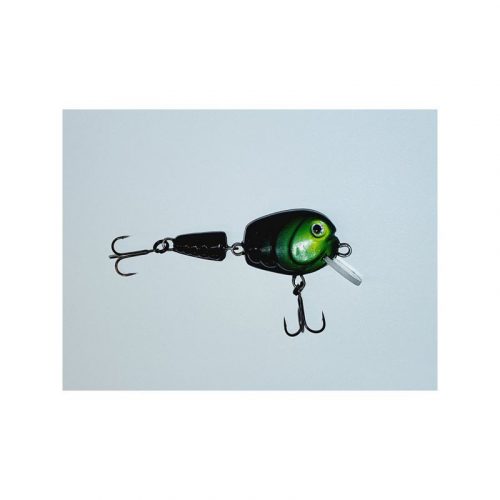 ZANA FISH  Mini Mole 7cm 10 gr sekély vízi Black/Green Head