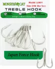 Monster Cat Japan Force Treble Hook 5db/cs 10