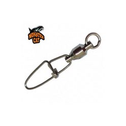   MONSTER CAT Ball Bearing Rolling Swivel + Snap MINI 5db/cs 15kg süllő 