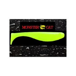   MONSTER CAT BIG RATLLIN csörgős gumihal 15 cm - Yelow Green 15 cm